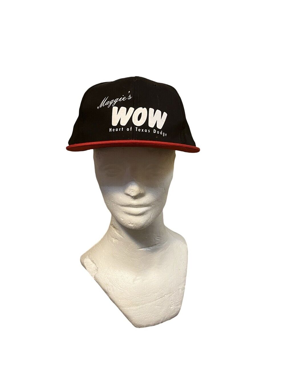 Maggie’s WOW Heart of Texas Dodge Snapback Hat - Black/Red